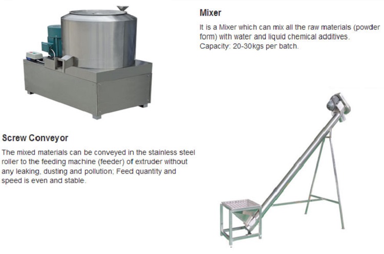 corn puff snack extruder