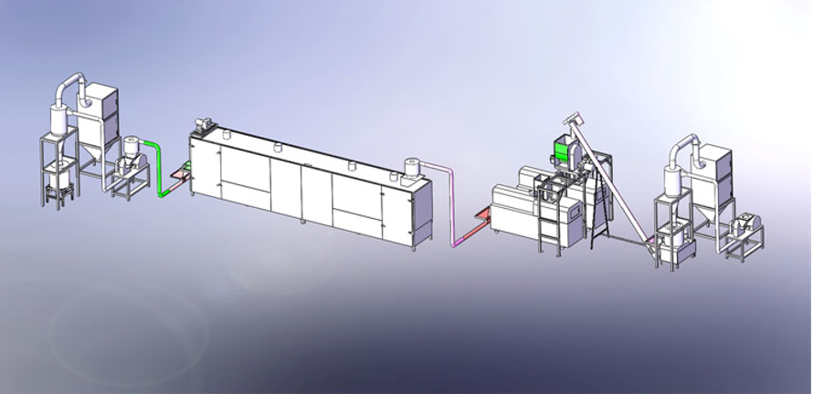 Nutrition Powder Making Extruder Machine