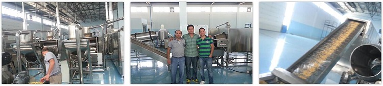 Instant rice processing line