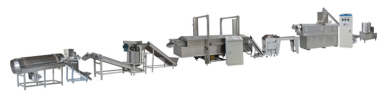 Automatic Puffed Fried Bugle Chips Processing Line