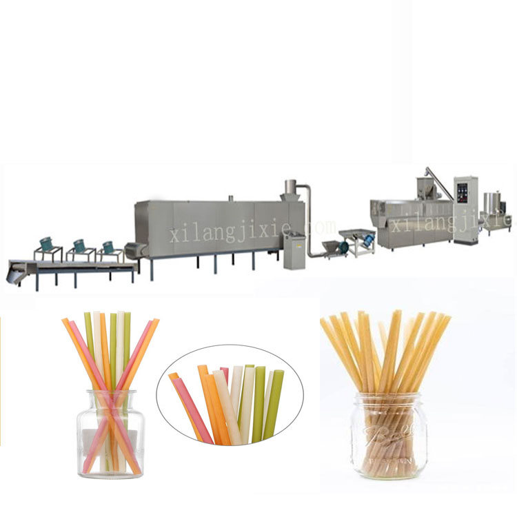 Edible Rice Drinking Straw Production Line factory price