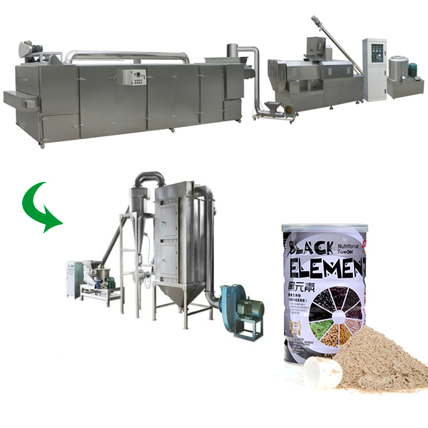 Baby food cereals powder rice flour porridge production line