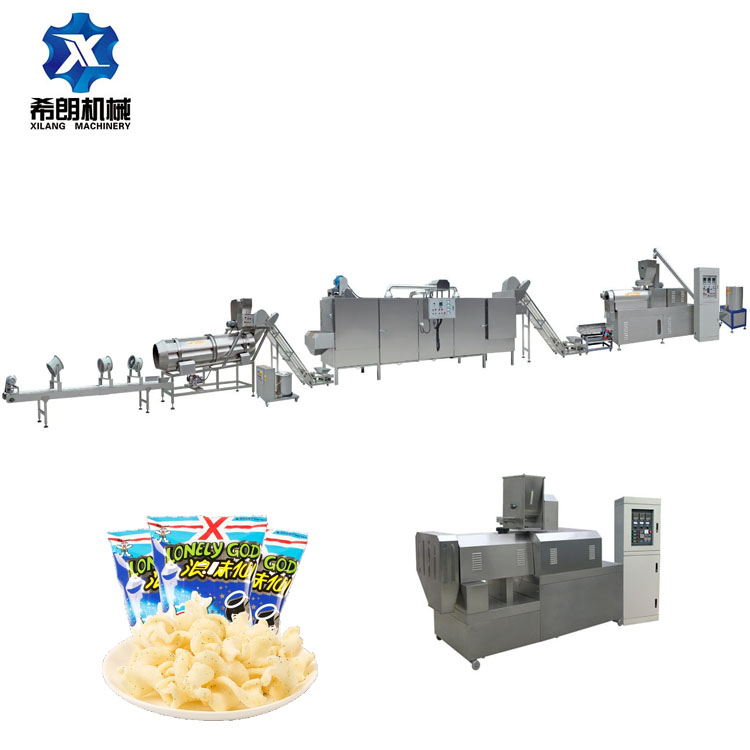 Puffed Corn Rice Stick Screw Extruder Machine Snack Food Corn Puff Making Machine