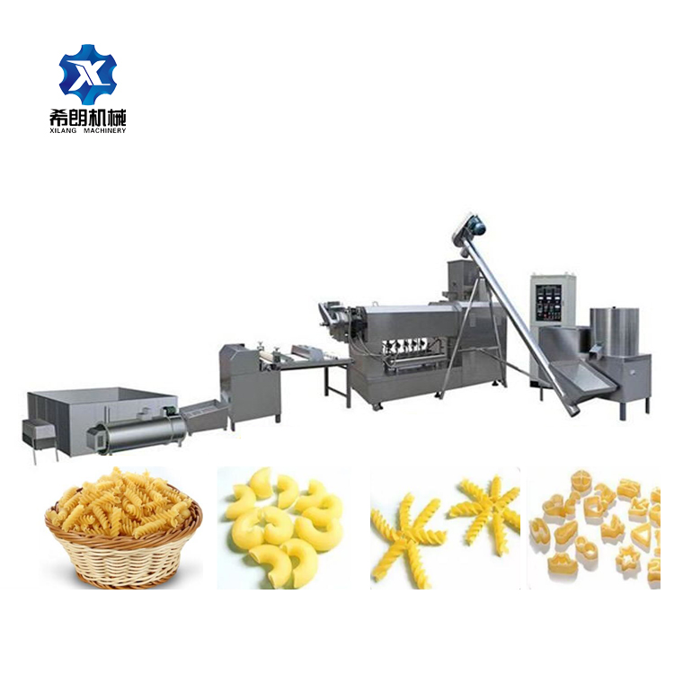 Single screw Macaroni Italy pasta Making Machine Production Line