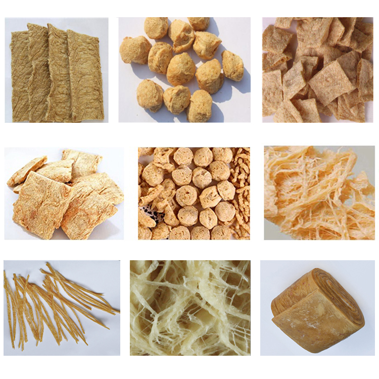 Fully automatic Textured vegetable soya protein making machines from Manufacturer