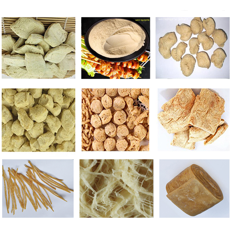 Fully automatic Textured vegetable soya protein making machines from Manufacturer