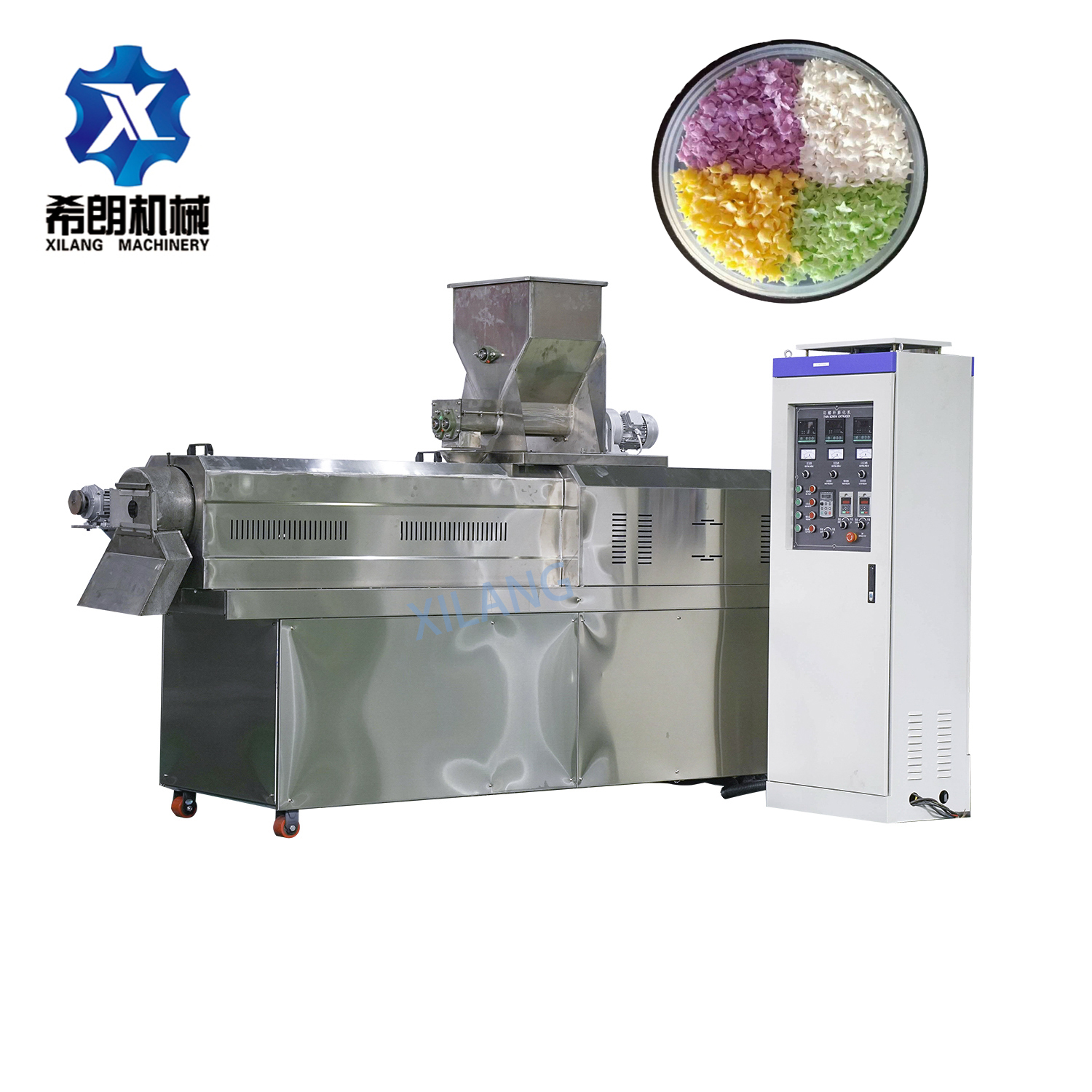 Puff bread crumb extruder making machine bread crumb production line