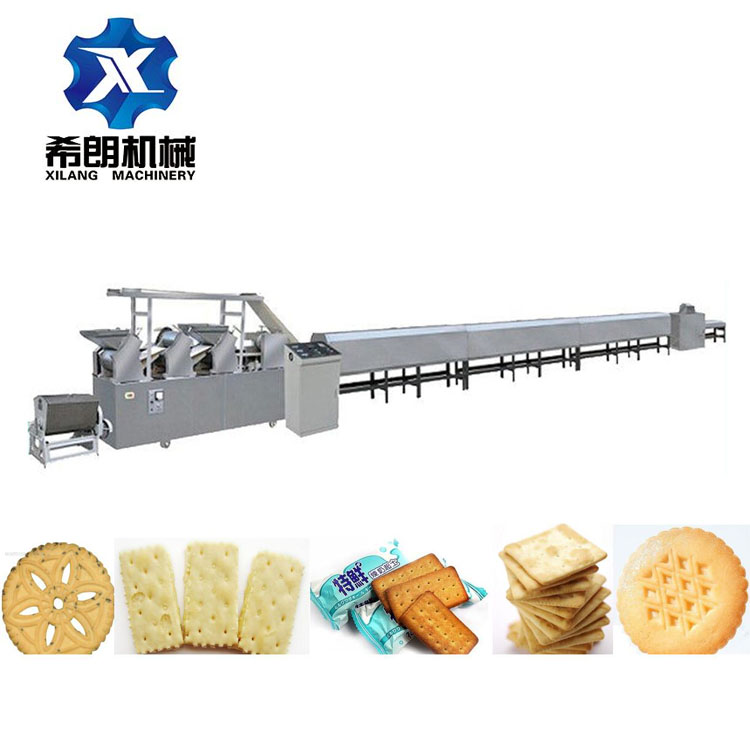 Stainless Steel Biscuit Cookie Maker fully automatic lines equipment for biscuits making and packing manufacturer