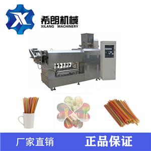 Degradable tableware Edible Rice Drinking Straw Production Line Fully automatic