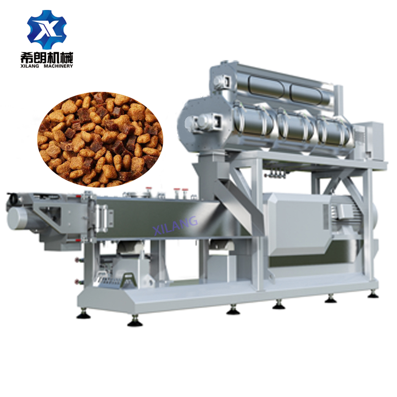 Output1000kg/h Dog/cat food production line pet food making machine manufacturer