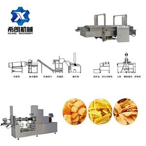 China manufacturer Automatic fried snacks chips machinery pizza crust machine doritos corn chips production line