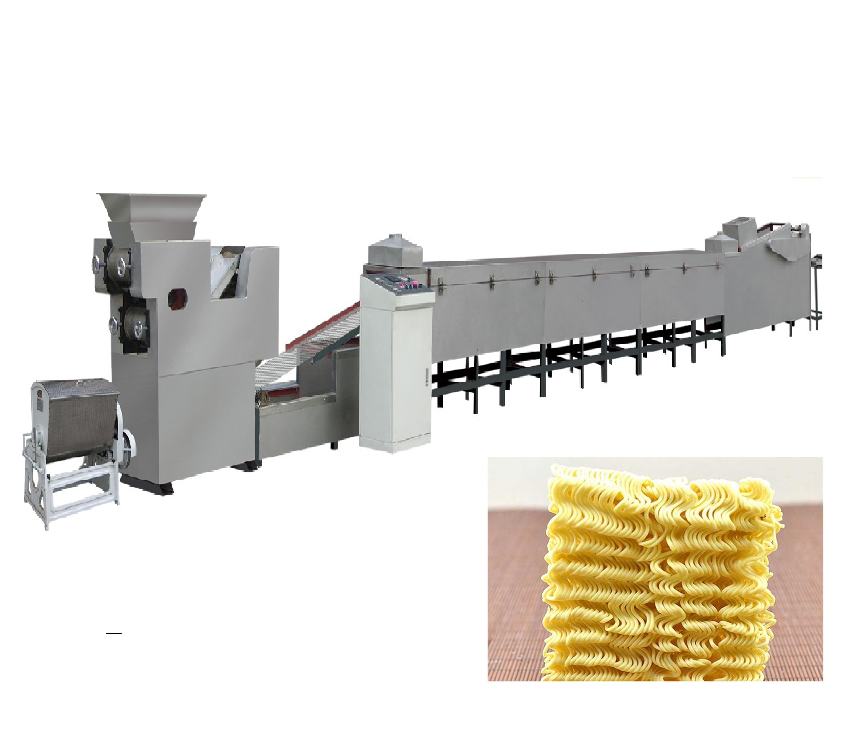 20000pcs/8h capacity Fried Instant Noodles Making Machinery hot sale in food factory
