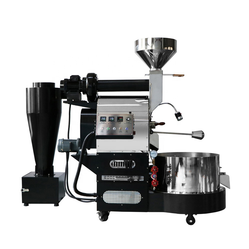 โรงคั่วกาแฟแบบถังแก๊ส 6 กก. เหล็กหล่อ