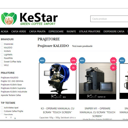 Distribuidor de equipamentos de café