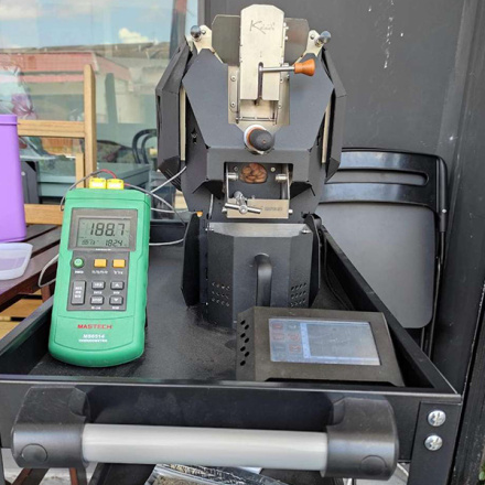 Vendedor de grãos de café