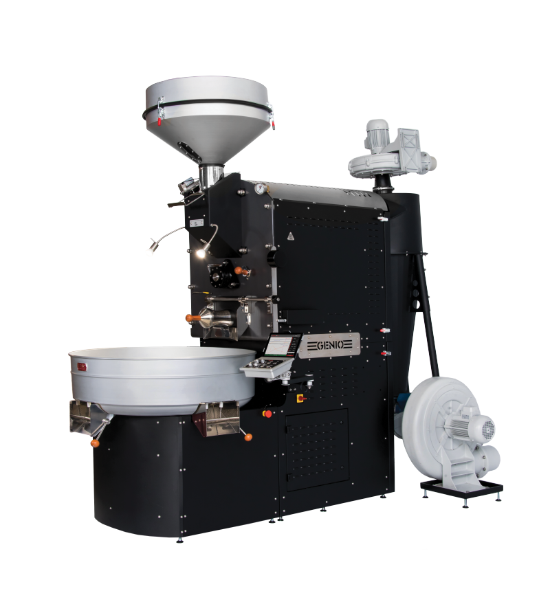 Máquina tostadora de granos de café industrial Genio 30KG, Precio bajo  Máquina tostadora de granos de café industrial Genio 30KG Adquisitivo