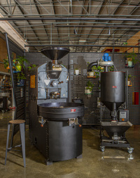 Genio สแตนเลสกลองเครื่องคั่วกาแฟ 3 กก. พร้อมสายพานลำเลียงอัตโนมัติ