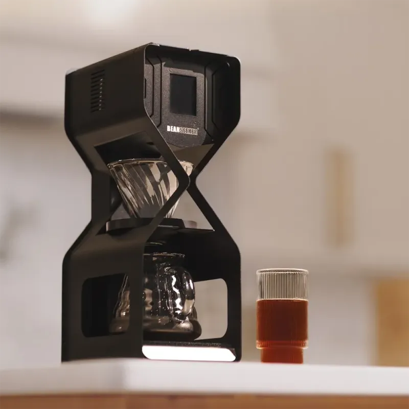 Cafetera de goteo en frío Kaleido Beanseeker C1 con cafetera, cafetera de goteo de hielo, cafetera comercial para el hogar