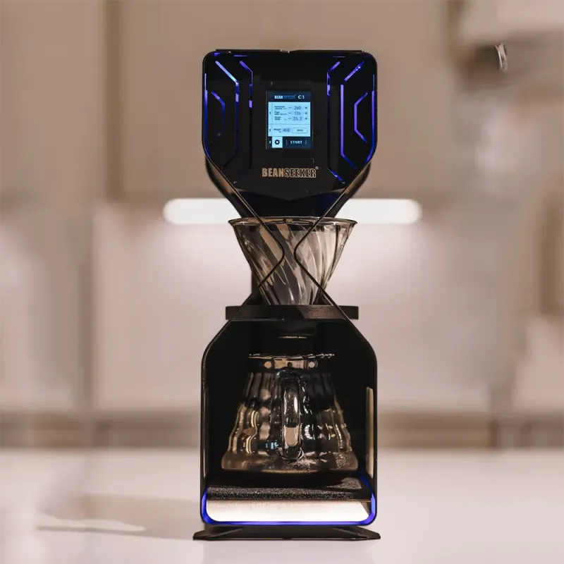 Cafetera de goteo en frío Kaleido Beanseeker C1 con cafetera, cafetera de goteo de hielo, cafetera comercial para el hogar