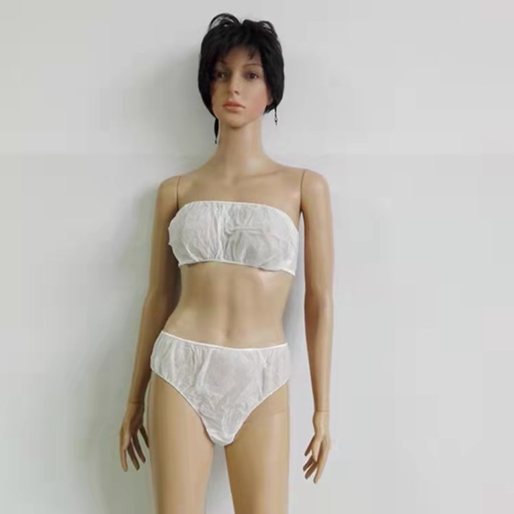 Lady Briefs Disposable Underwear Woman Panties - China Disposable Bras and  Disposable Bra for SPA price