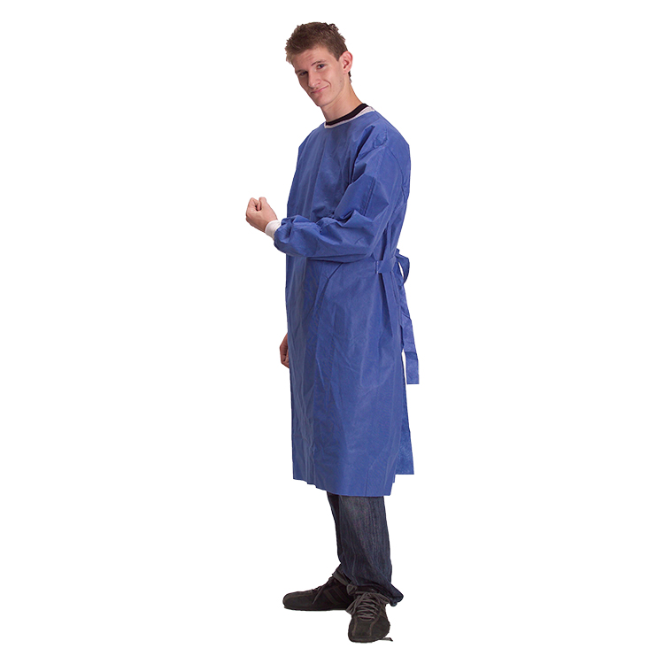 Disposable SMS 45gsm Dark Blue Isolation Gown Manufacturers, Disposable SMS 45gsm Dark Blue Isolation Gown Factory, Supply Disposable SMS 45gsm Dark Blue Isolation Gown