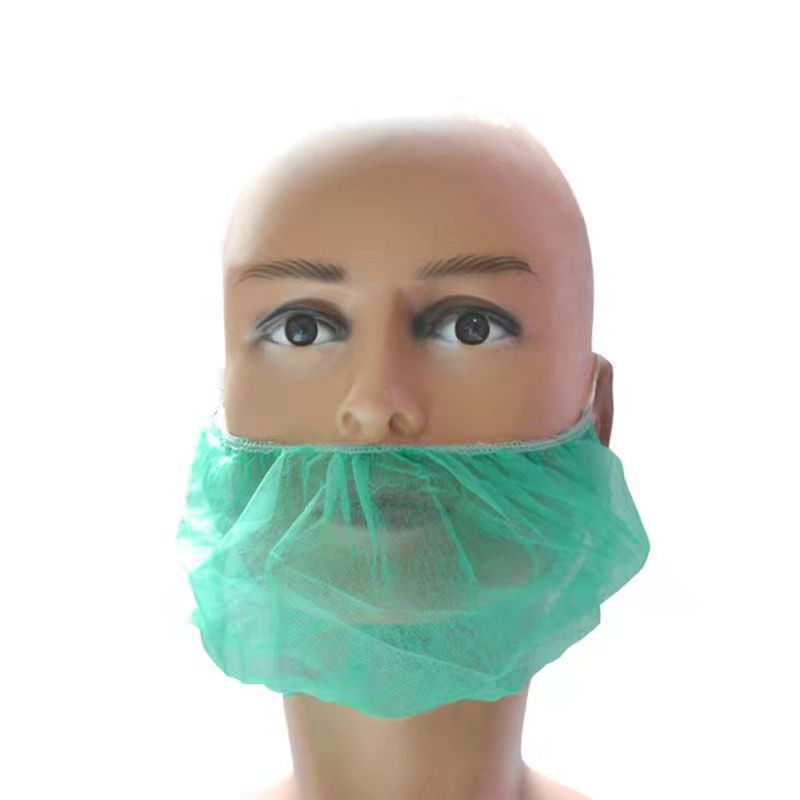 Eco-friendly green Beard PP Non-Woven Beard Cover