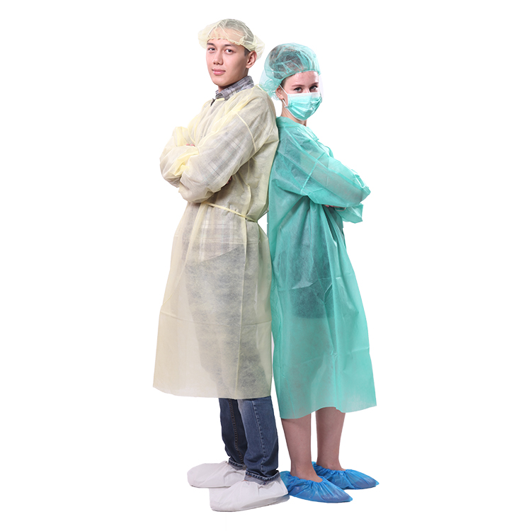 Light Green 40gsm PP Non-Woven Lab Coat With Button Manufacturers, Light Green 40gsm PP Non-Woven Lab Coat With Button Factory, Supply Light Green 40gsm PP Non-Woven Lab Coat With Button