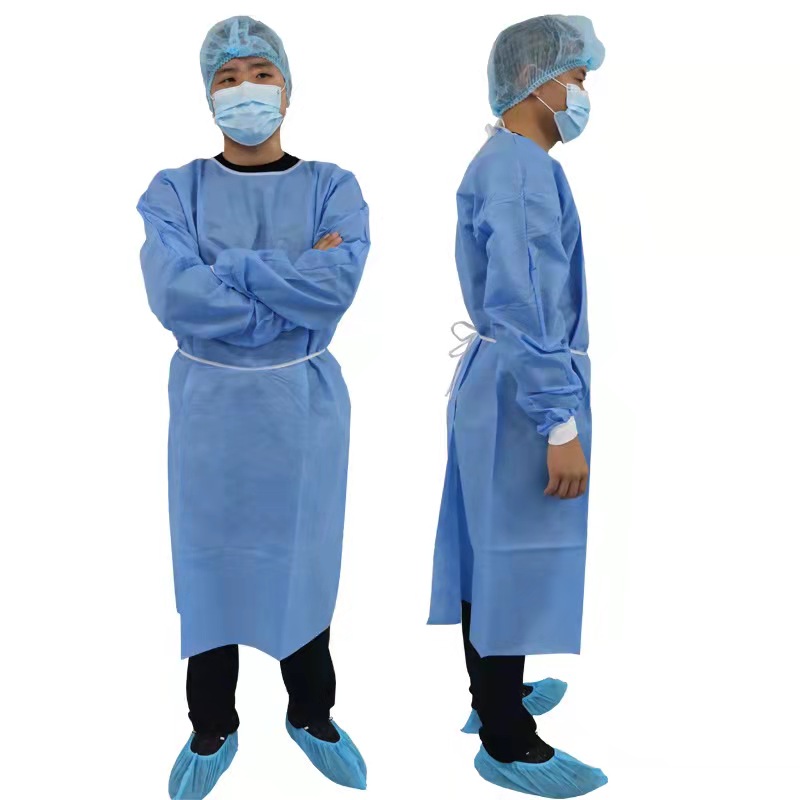 Disposable SMS 45gsm Dark Blue Isolation Gown Manufacturers, Disposable SMS 45gsm Dark Blue Isolation Gown Factory, Supply Disposable SMS 45gsm Dark Blue Isolation Gown