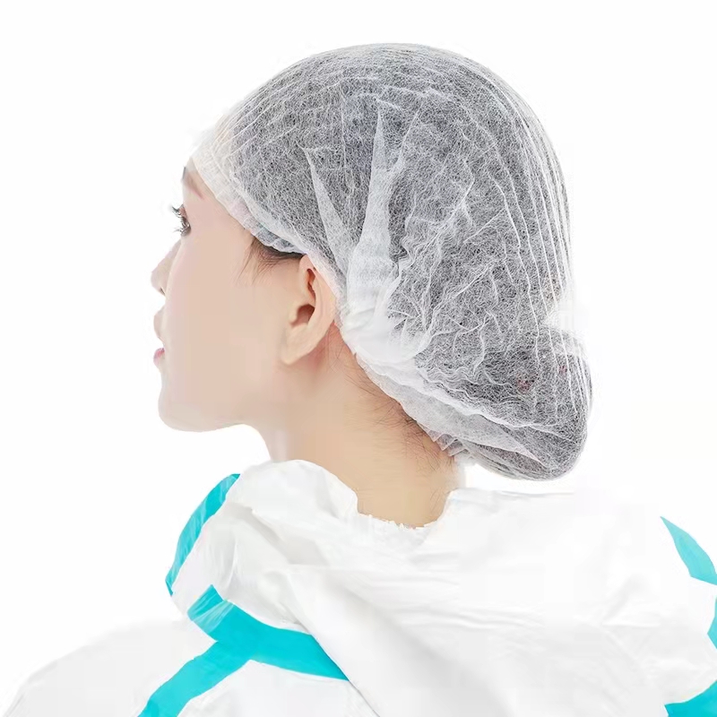 non-woven round hat head protection 12gsm PP mob Cap