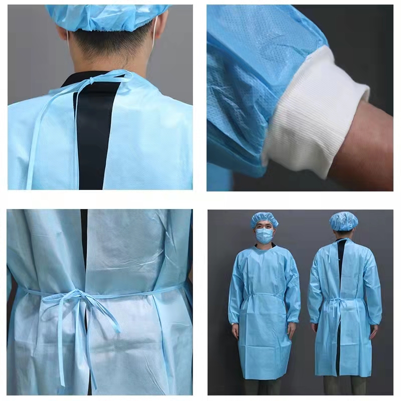 Disposable 35gsm Green PP+PE Isolation Gowns Manufacturers, Disposable 35gsm Green PP+PE Isolation Gowns Factory, Supply Disposable 35gsm Green PP+PE Isolation Gowns