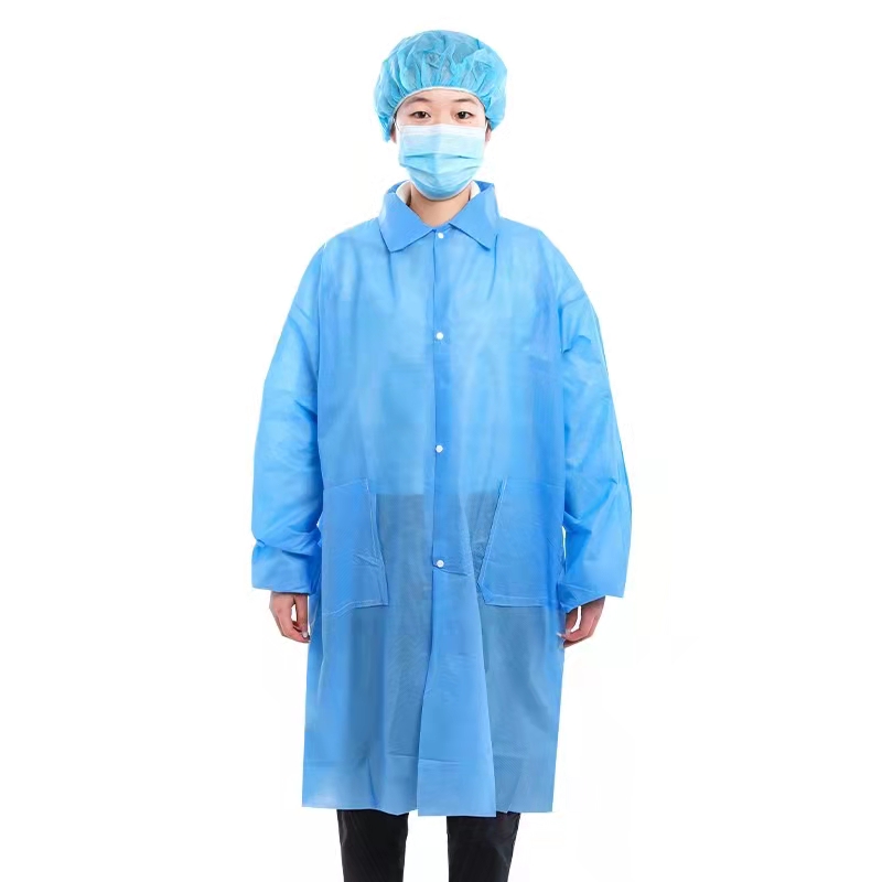 Factory non-moven disposable 60g white SMS lab coat Manufacturers, Factory non-moven disposable 60g white SMS lab coat Factory, Supply Factory non-moven disposable 60g white SMS lab coat