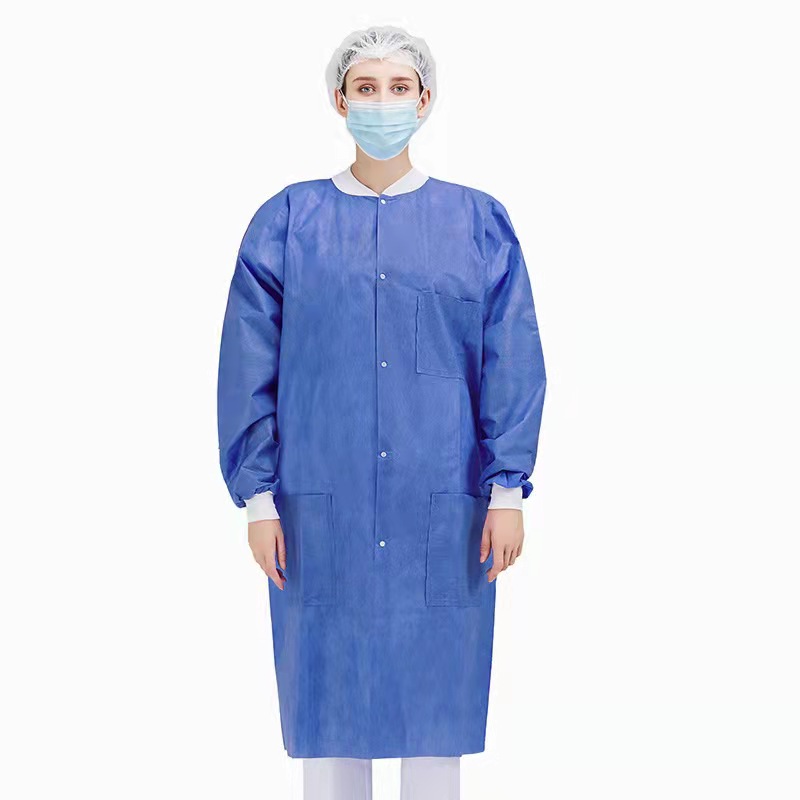 Pink 40gsm PP Non-Woven Lab Coat For Beauty Salon Manufacturers, Pink 40gsm PP Non-Woven Lab Coat For Beauty Salon Factory, Supply Pink 40gsm PP Non-Woven Lab Coat For Beauty Salon