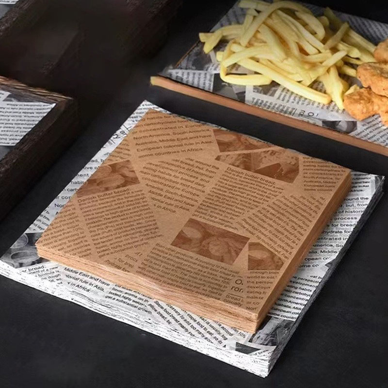 Papel de embrulho para fast food de qualidade alimentar