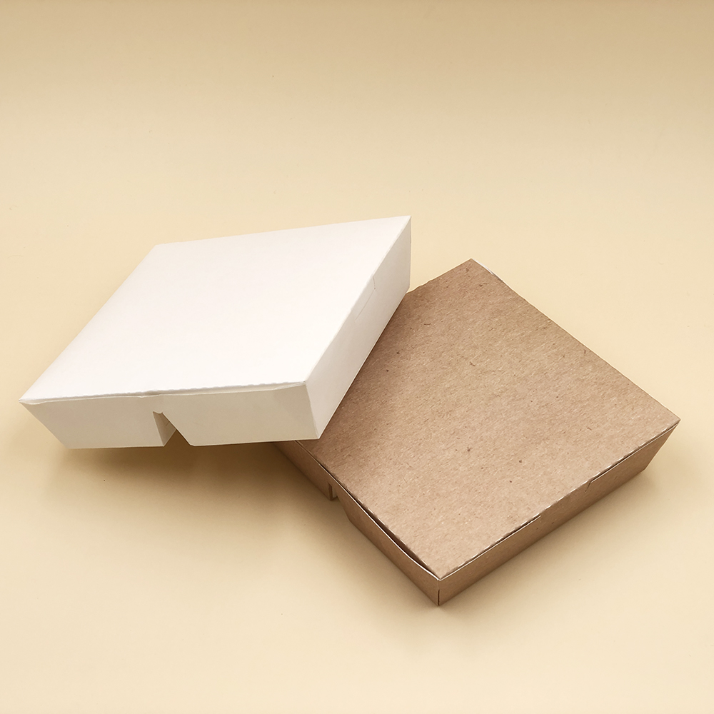 Embalagem biodegradável personalizada de 3 compartimentos para alimentos para viagem