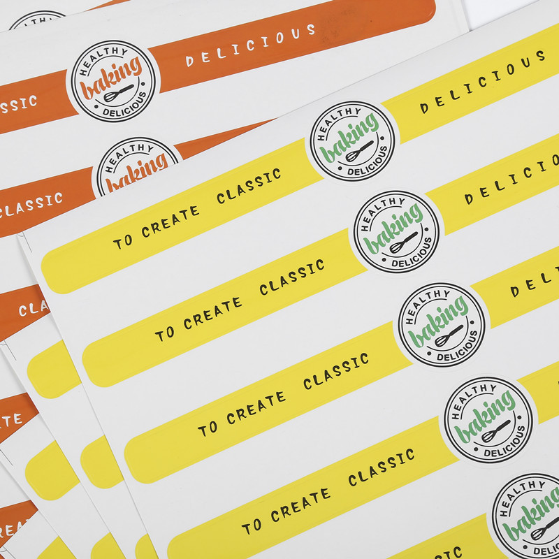 Impressão de rótulos personalizados para recipientes de alimentos