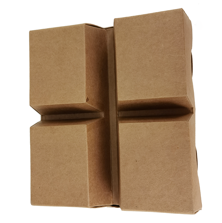 Caixa de entrega de alimentos de papel descartável com compartimento