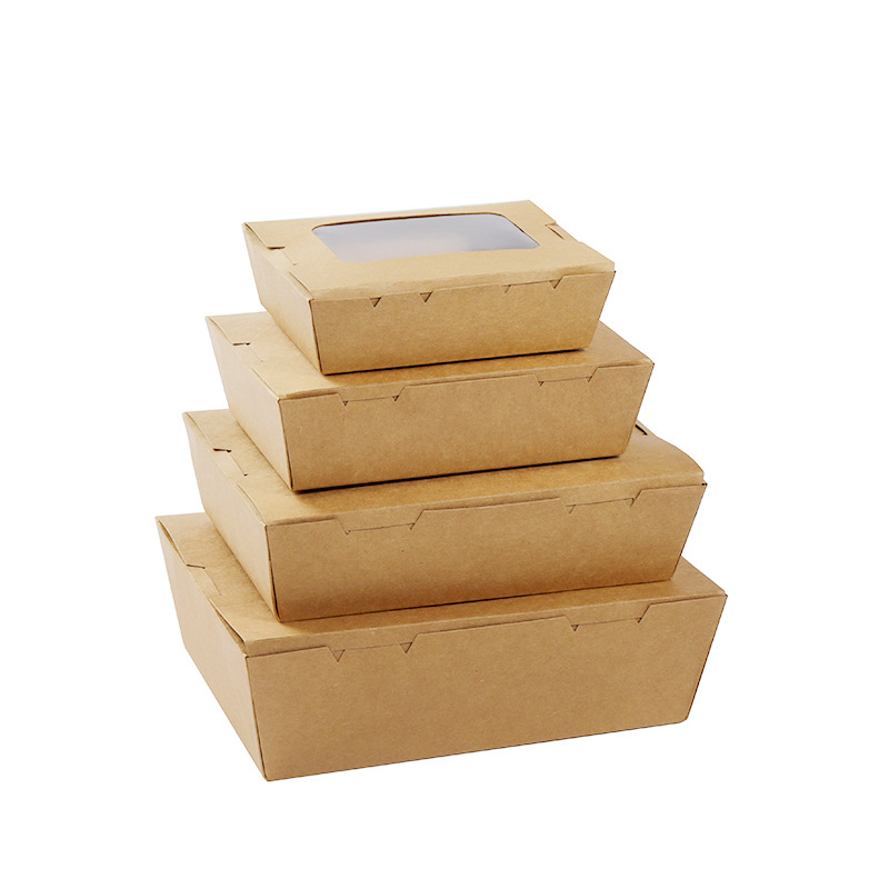takeaway food boxes with window