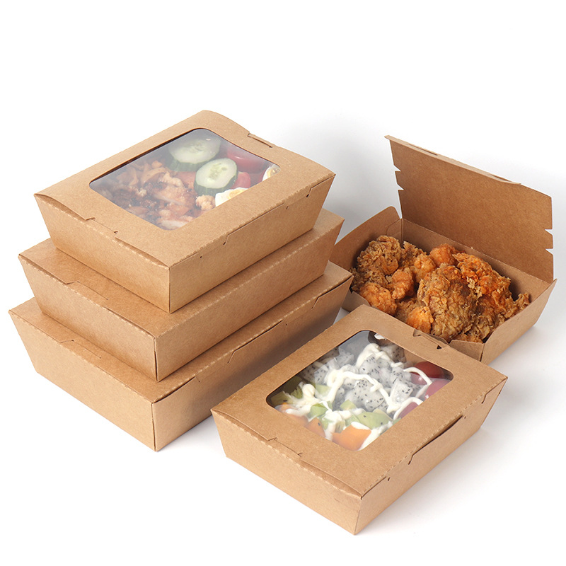 3 division takeaway food box