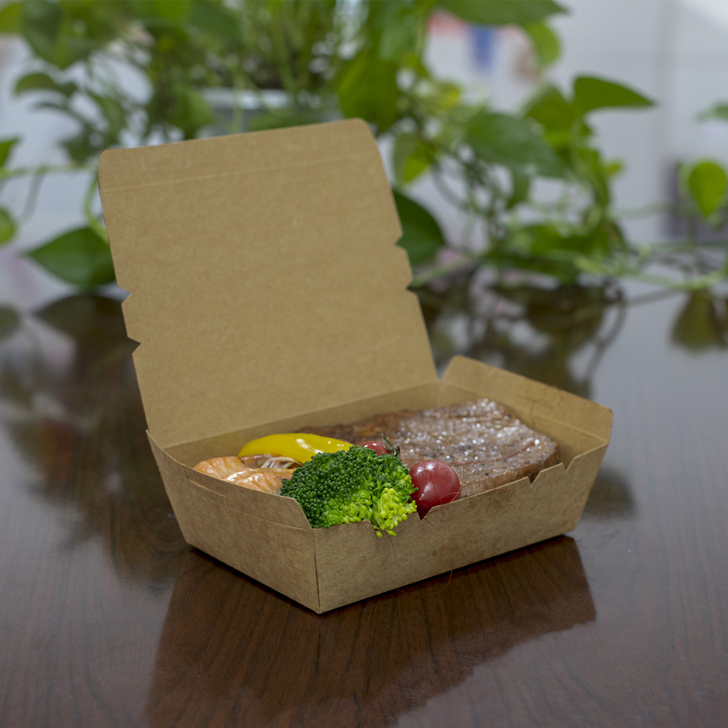kraft paper food box