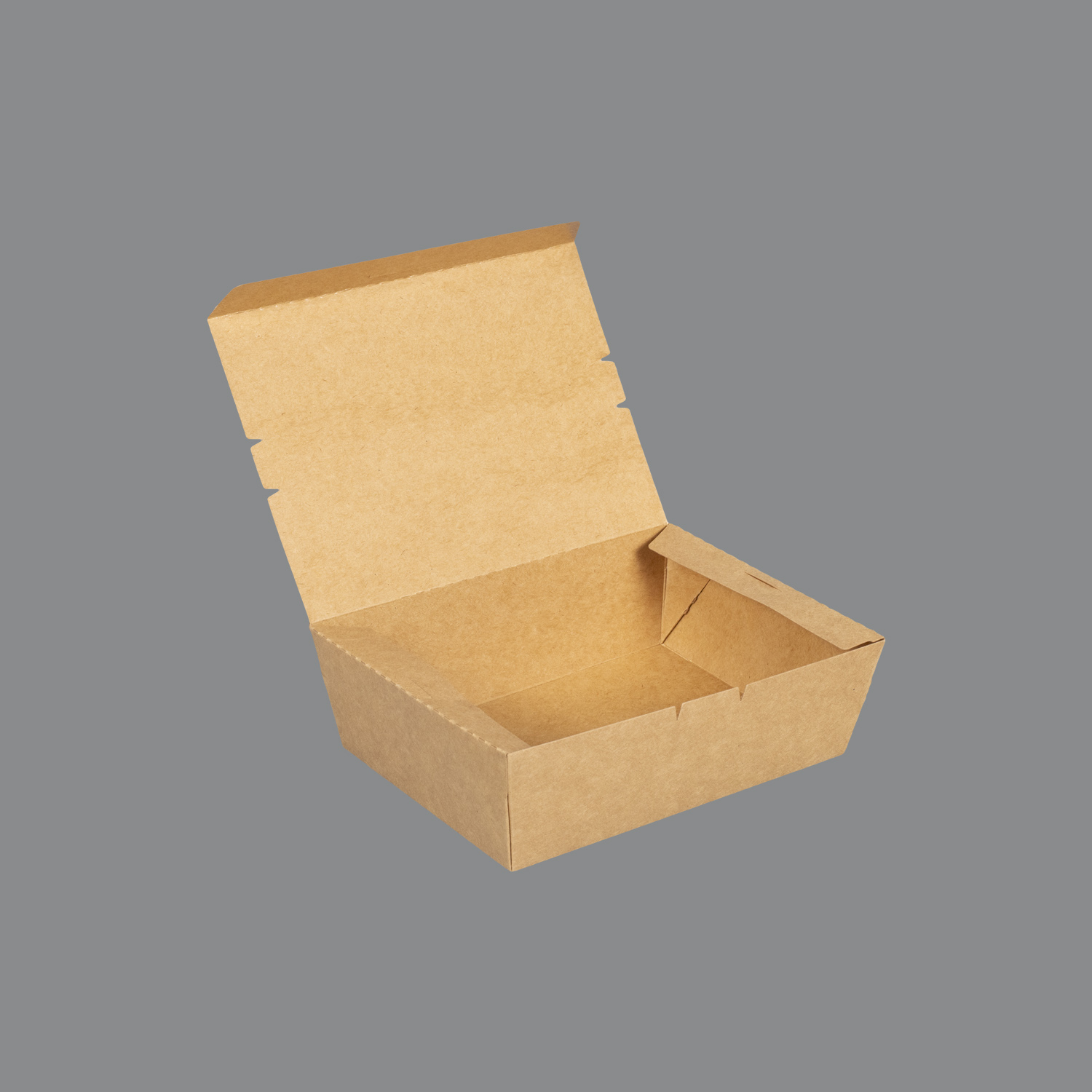 Caixa de papel kraft descartável para comida para viagem