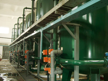 Boiler feed water softening equipment