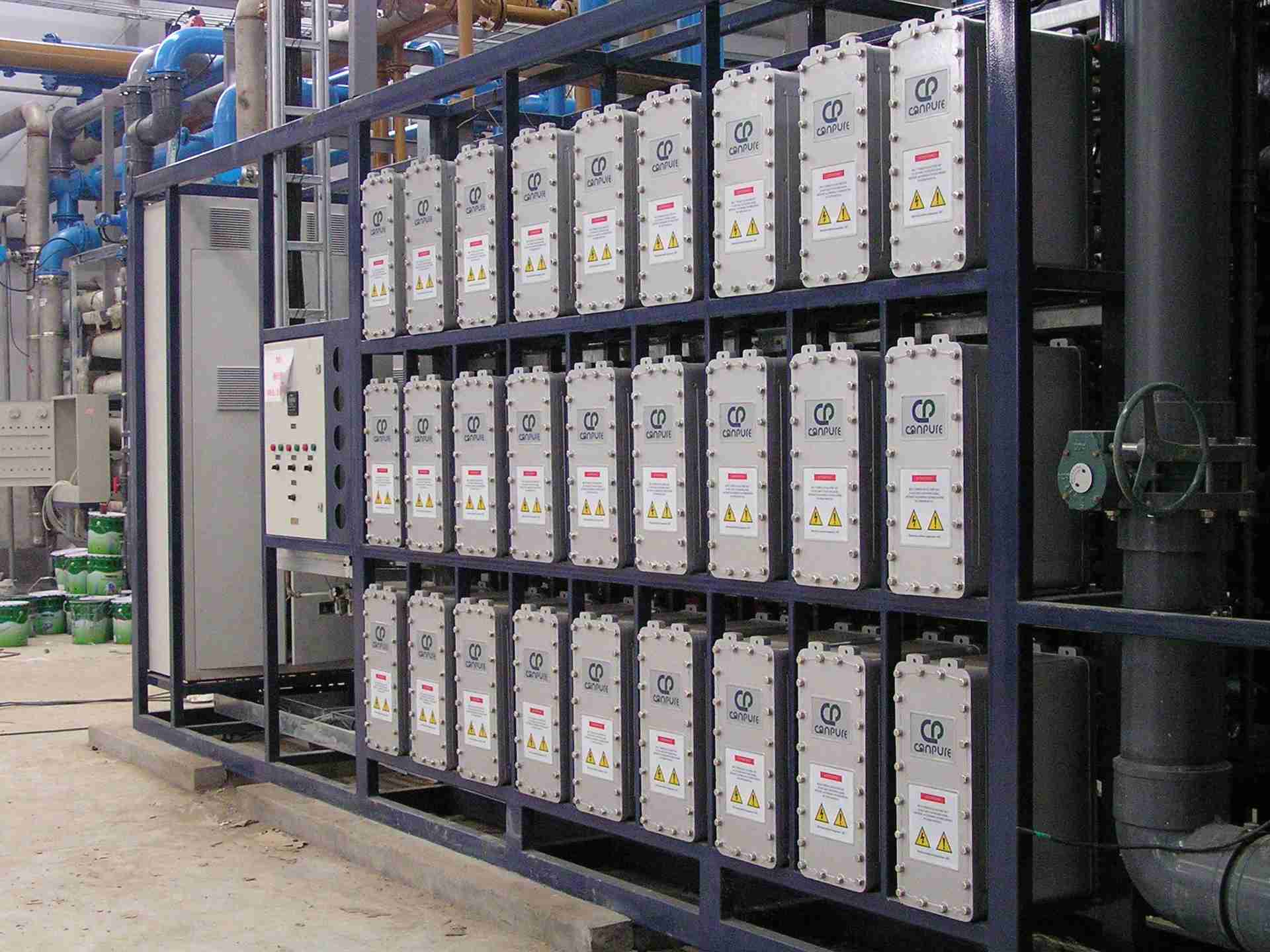 Ion exchange desalination