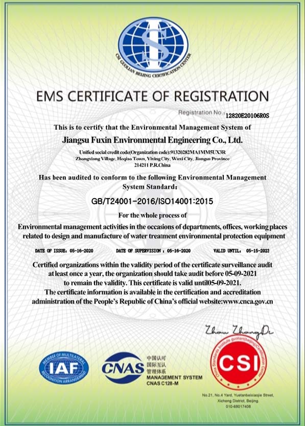 ISO14001:2015 Certification