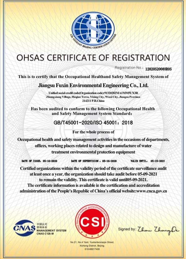 ISO 45001: 2018 Certifications