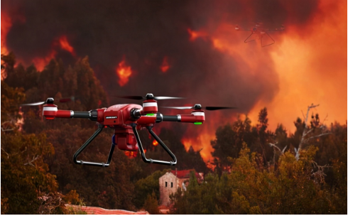 Fire detection UAV