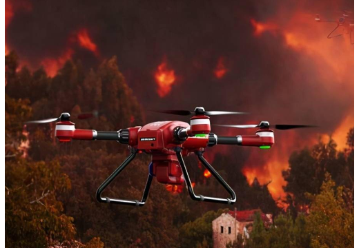 Drone anti-incendie