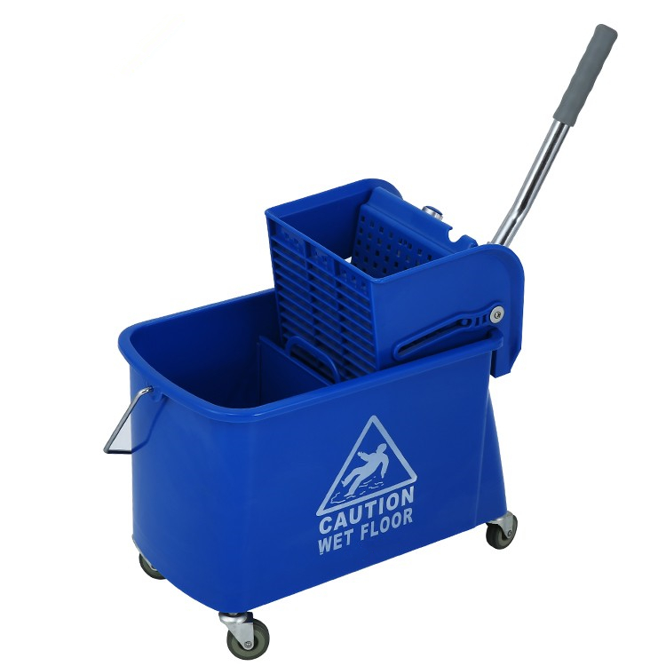 Single Mop Wringer Trolley Bucket With Press Wringer In Housekeeping