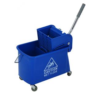 Single Mop Wringer Trolley Bucket With Press Wringer In Housekeeping