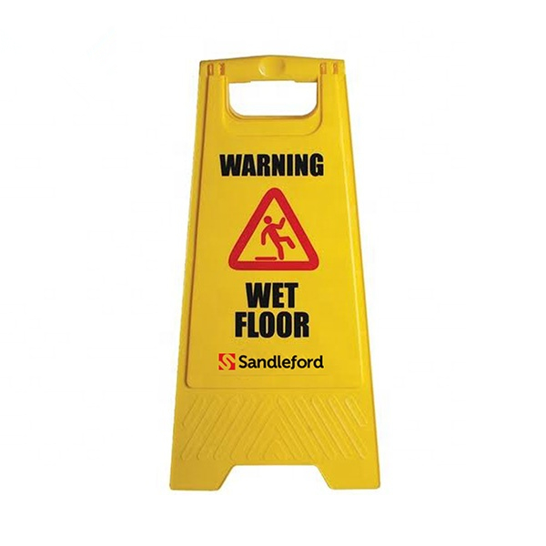 Plastic Wet Floor Warning Caution Sign Board