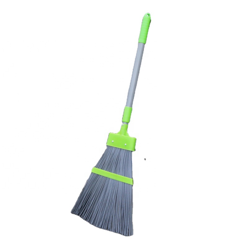 Heavy Duty Telescopic Handle Outdoor Garden Broom Brush For Leaves